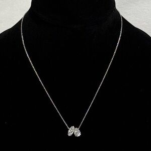 Nadri Cubic Zircona Stone Pendant On An Adjustable 16” + 2” Necklace - NWT